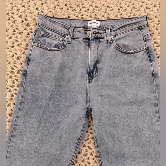 Superdown Light Wash Denim Jeans Baggy Size 29 90s Y2K - Picture 2 of 7
